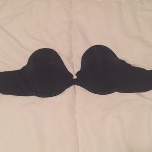 Strapless Black Bra